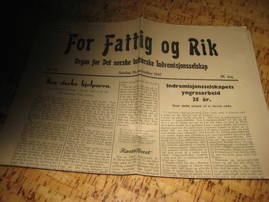 1947 nr 045 For Fattig og Rik