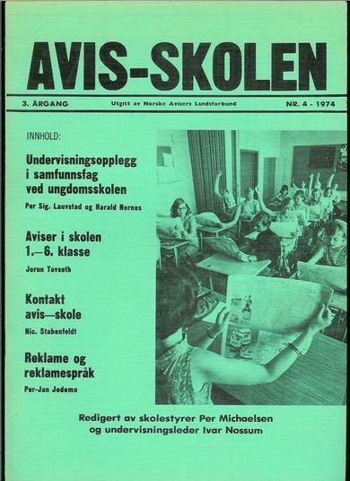 1974,nr 004,                          AVIS SKOLEN.