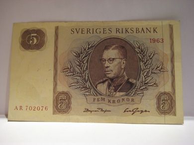 1963 5 KRONOR AR702076
