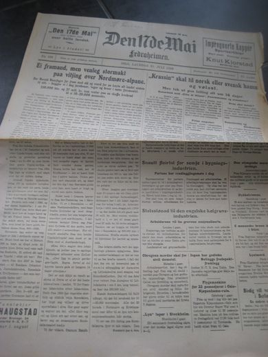 1928 nr 168 Den 17de Mai