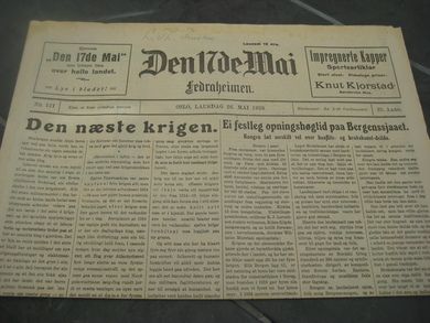 1928 nr 121 Den 17de Mai