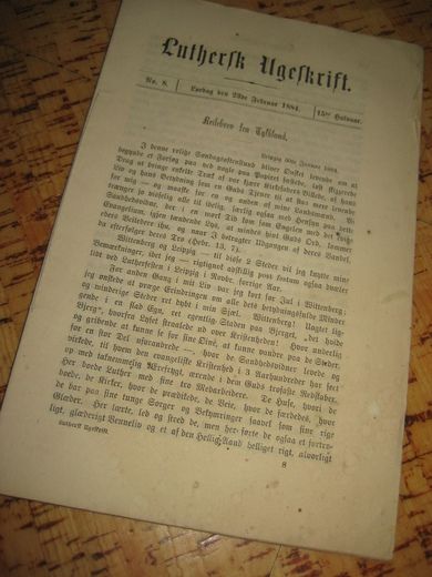 1884 nr 008 Luthersk Ugetidskrift