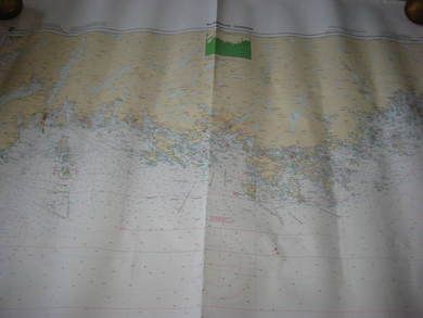 NY HELLESUND - LINDESNES Originalkart fra Det Norske kartverk pent i glass og ramme Dette er kart nr 13