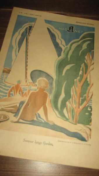 1932 nr 032 A MAGASINET Originaltegning for A Magasinet av A Scheen