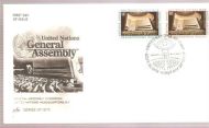 1978, GENERAL ASSEMBLY, FDC FRA UNITED NATIONS.