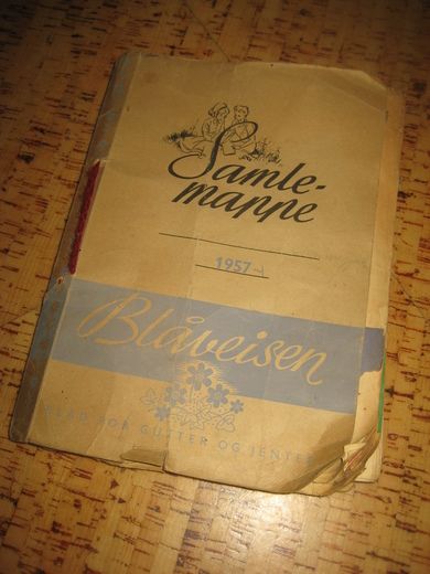 1957 Blåveisen hel årgang i original samlemappe