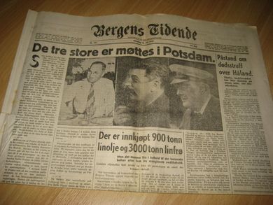 1945 nr 161 Bergens Tidende