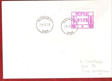1979 stempla TROMSØ 7 29 11 79