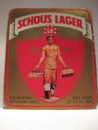 SCHOUS BRYGGERI SCHOUS LAGER 50 tallet