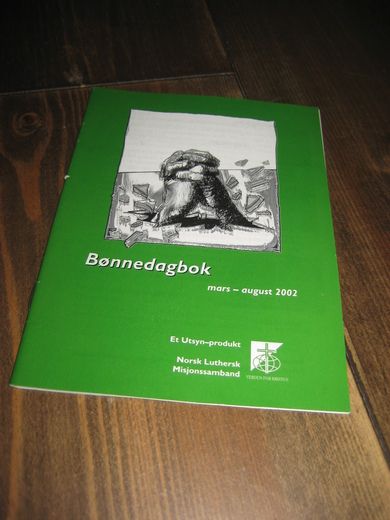Bønnedagbok, mars- august 2002.
