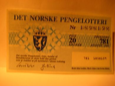 1983 Trekning 781 Nr 1858159