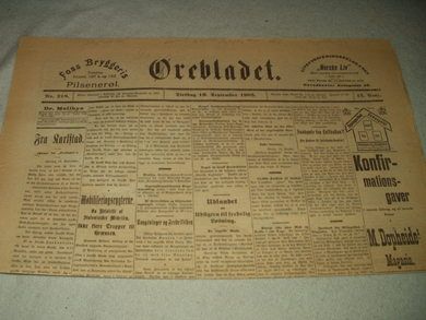1905 nr 218 Ørebladet