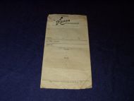 Følgebrev fra Hansa Bryggeri 1949.