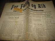 1930 nr 013 For Fattig og Rik