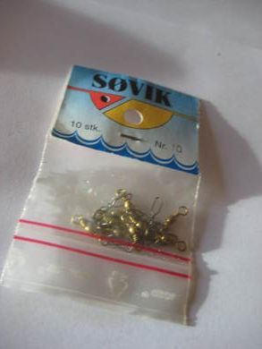 Pose med innhold SØVIK SVIVEL 80 tallet