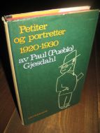 GJESDAHL: Petiter og portretter 1920-1930. 1971.