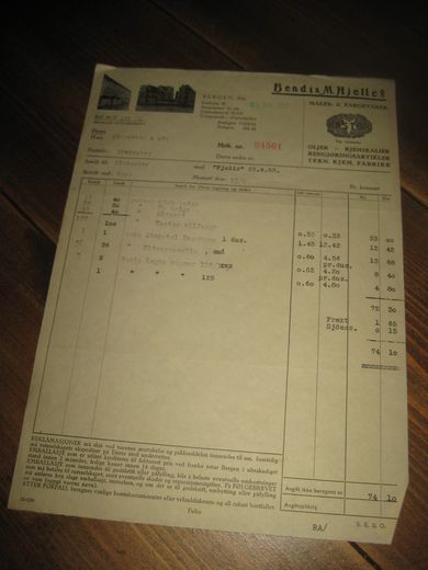 Bendix M Hjelle Bergen 23 4 53 Sendt med 
