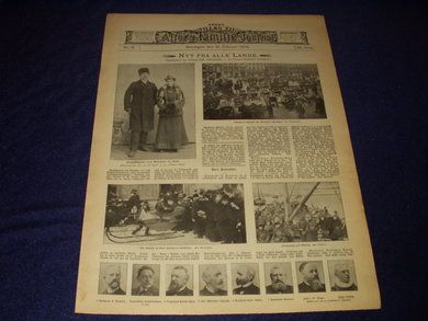1904 nr 008 Tilæg fra Alleras Familie Journal NYT FRA ALLE LANDE