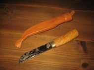 Samekniv i original slire ca 32 cm lang