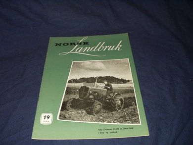 1958 nr 019 NORSK Landbruk