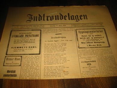 1916 nr 075 Indtrøndelagen