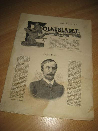 1891 nr 001 FOLKEBLADET