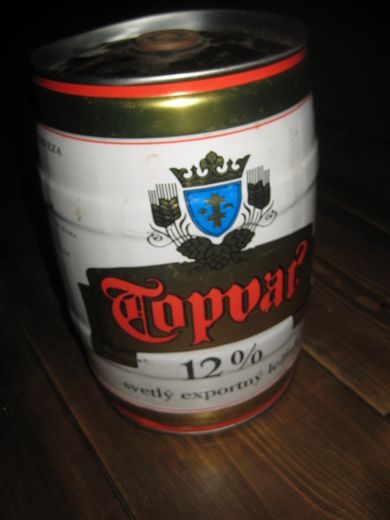 TOPVAR ØLTØNNE I BLIKK 5 liter Topolcani