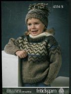 4334 S, JUMPER, fritidsgarn fra SANDNES Uldvarefabrik, Sandnes.