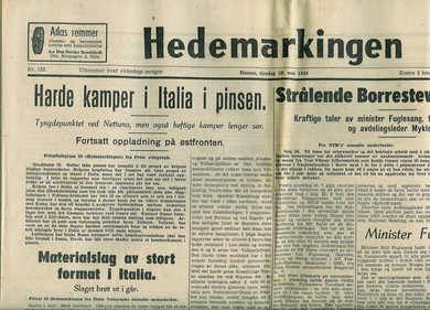 1944 nr 122 Hedemarkingen