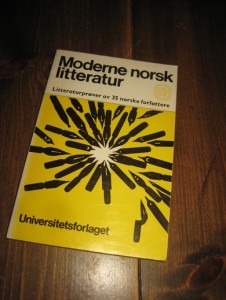 Moderne norsk litteratur fra 35 norske forfattere. 1968.