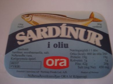 SARDINUR, NORWAY FOOD LTD. STAVANGER.