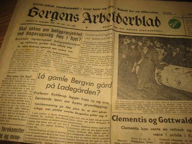 1949 nr 297 22 desenber Bergens Arbeiderblad