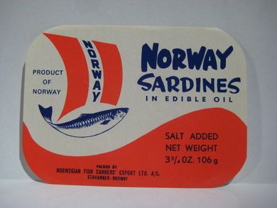 NORWAY SARDINES fra NORWEGIAN FISH CANNERS EXPORT LTD STAVANGER