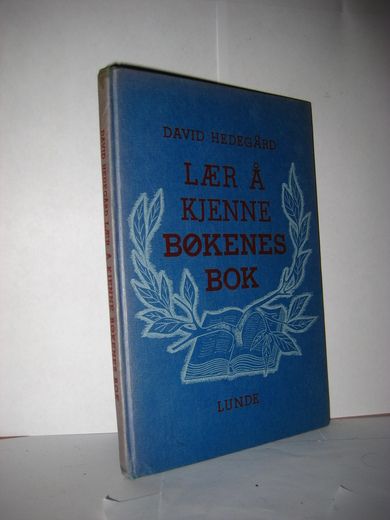 HEDEGÅRD: LÆR Å KJENNE BØKENES BOK. 1967
