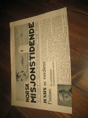 1937 NR 001 NORSK MISJONSTIDENDE