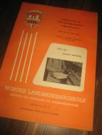 NORGES LANDBRUKSHØGSKOLE, MELDING NR 10, Arbeiudsforbruk og rasjonaliserings muligheter i eggproduksjonen. 1959.