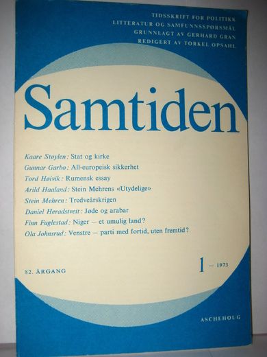 1973 nr 001 Samtiden