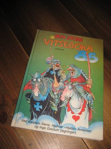 Grødum M FL : DEN STORE VITSEBOKA 1986