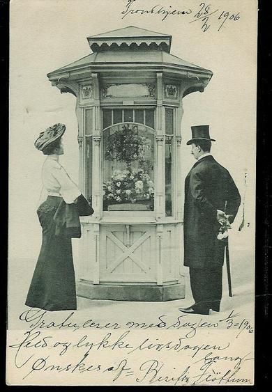 Denne var fin kort fra tidleg 1900