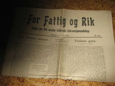 1947 nr 043 For Fattig og Rik