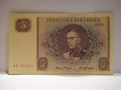 1963 5 KRONOR AR155836