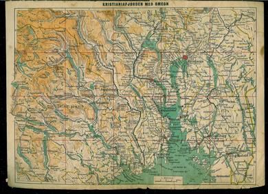 KRISTIANIAFJORDEN MED OMEGN 1919