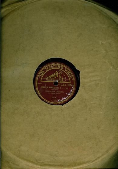 PHILADELPHA ORCHESTRA: UNGARSK RAPSODI nr 2 1 og 2 del