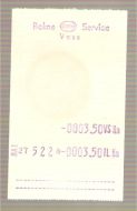 1960, 27. mai, kvitering fra ESSO, ROKNE SERVICE, VOSS.