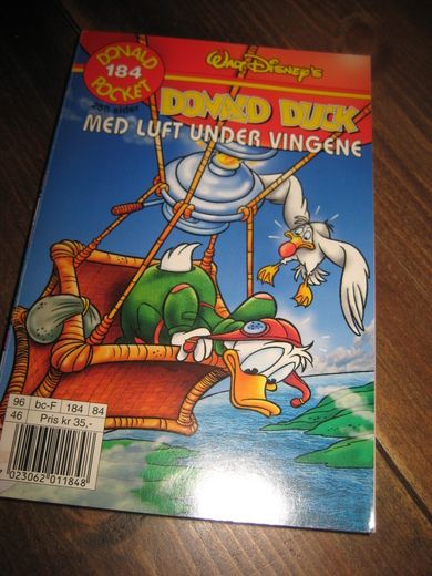 DONAL DUCK MED LUFT UNDER VINGENE Bok nr 184 1996
