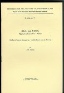 1964, 2. serie,nr 017, Elg og skog.