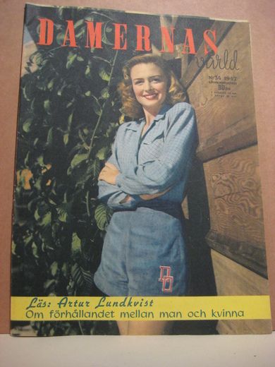 1947 nr 034 DAMERNAS vårld