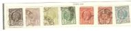 1885 -89,  7 stk. frimerker fra Romania.