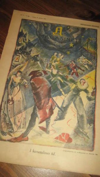 1932 nr 008 A MAGASINET Originaltegning for A Magasinet av Edvarda Lie