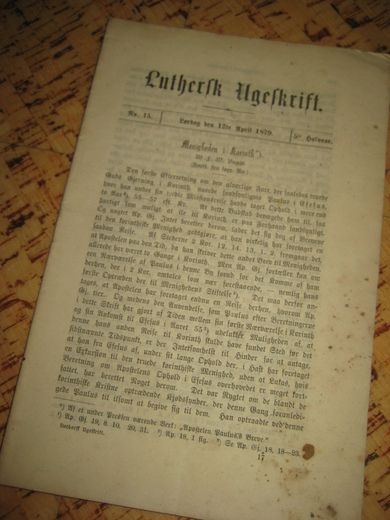 1879 nr 015 Luthers Ugeskrift